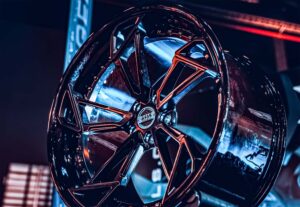 REd Carbon Fiber Rim by 4645 Forged wheels