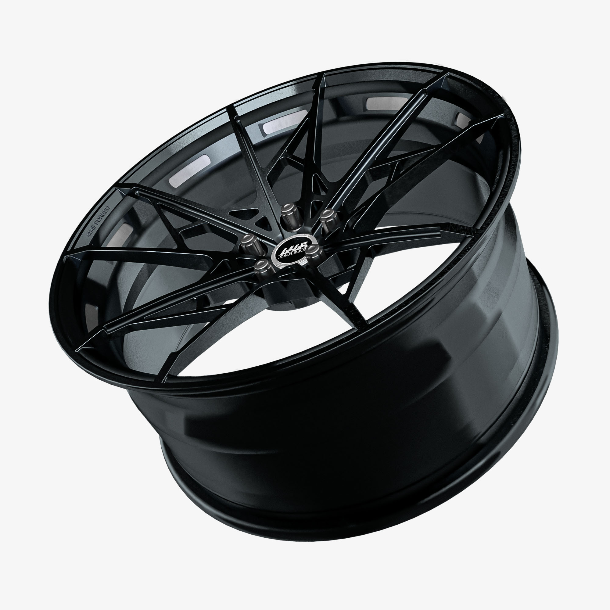 Lampo EVO™ Monoblock-Suspended Three-Quarter View_4645_Wheels